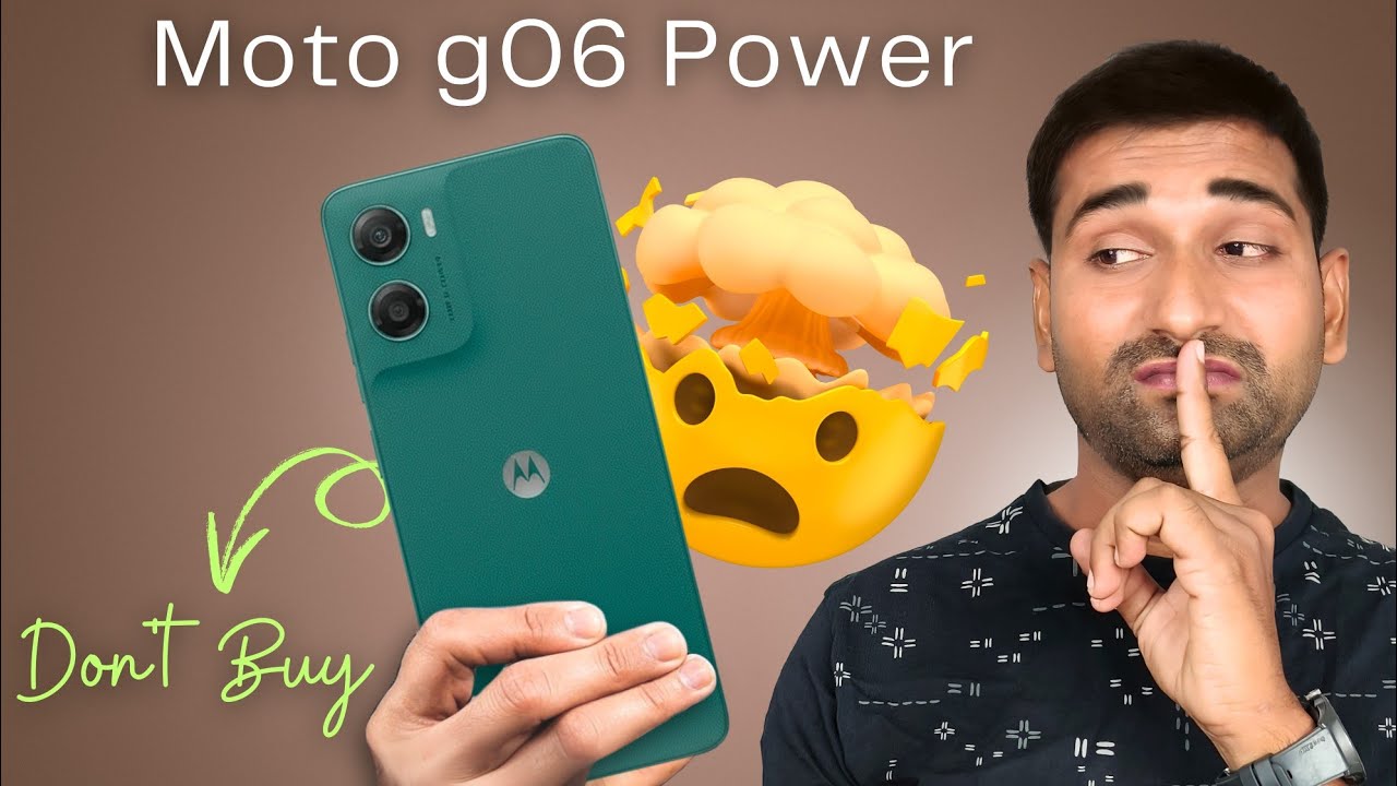 Moto G06 Power: 120Hz, 7000mAh Battery Under ₹8K ⚡