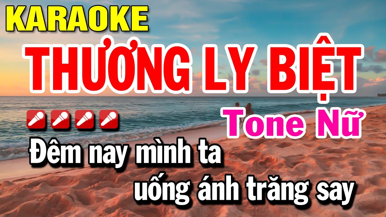 Thương Biệt Ly Karaoke Nữ - Rumba Nhạc Trẻ 🎶