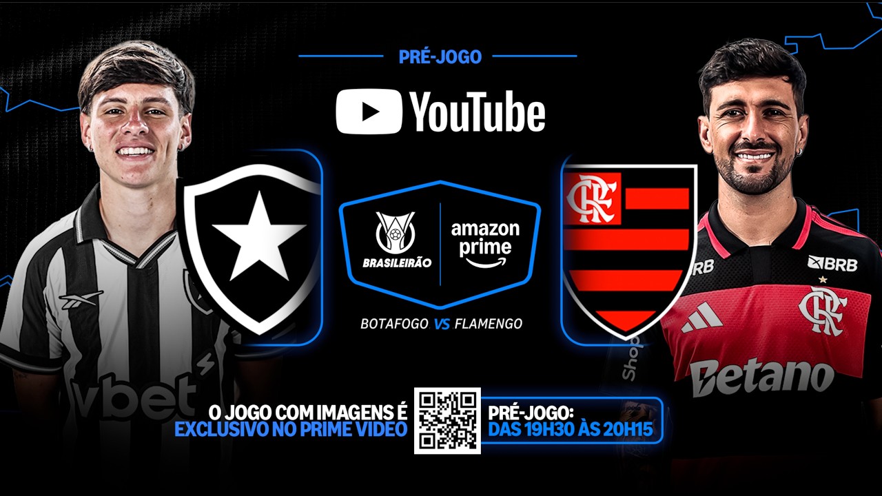 Botafogo x Flamengo AO VIVO | Pré-Jogo Brasileirão 2026 ⚽