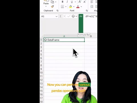 Using pandas with Python in Excel