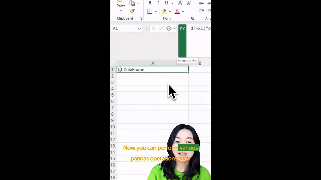 Integrating pandas with Python in Microsoft Excel for Advanced Statistical Modeling