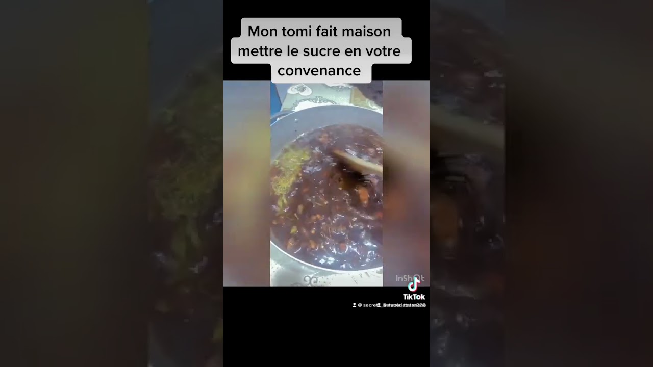 Mon jus de tomi fait maison