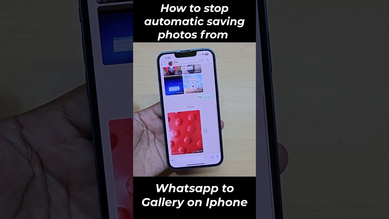 Stop WhatsApp Saving Photos to iPhone Gallery 📱