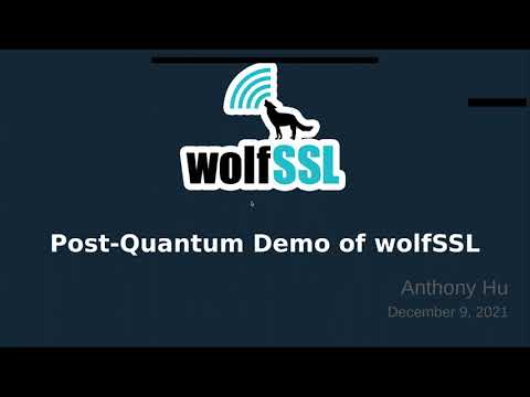 Post Quantum Crypto in wolfSSL