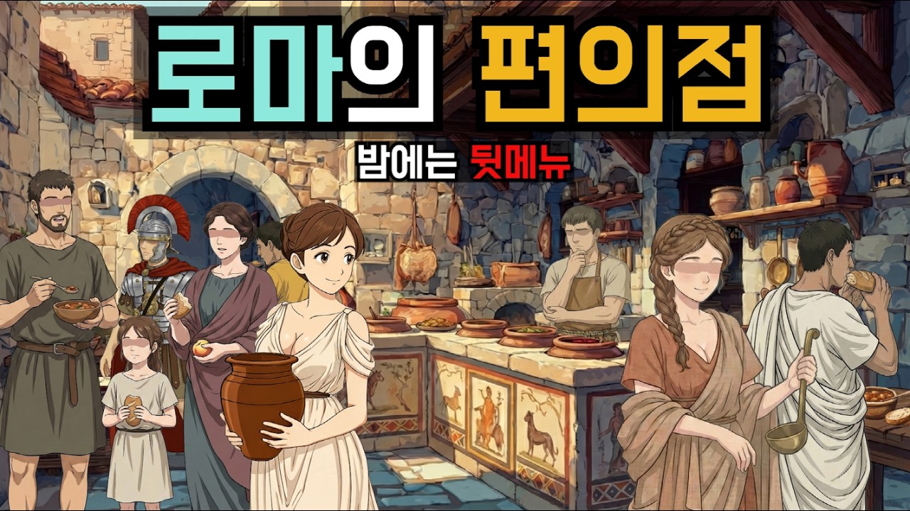 로마 서민들이 미친 이유: 음식과 술의 비밀 🍷