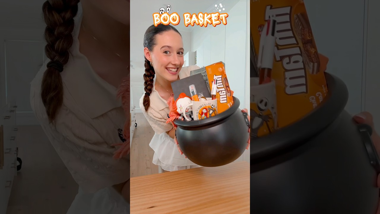 Creative Halloween Boo Basket Gift for Your Boyfriend 🎃
