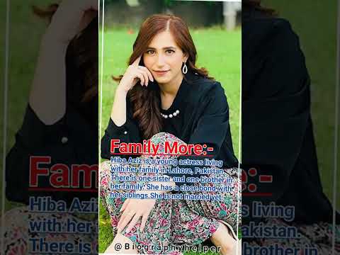 Hiba Aziz Biography 2023
