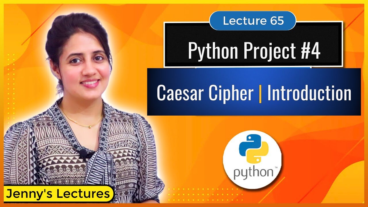 Learn Python Caesar Cipher Encryption & Decryption | Beginner Tutorial #lec65 🧑‍💻