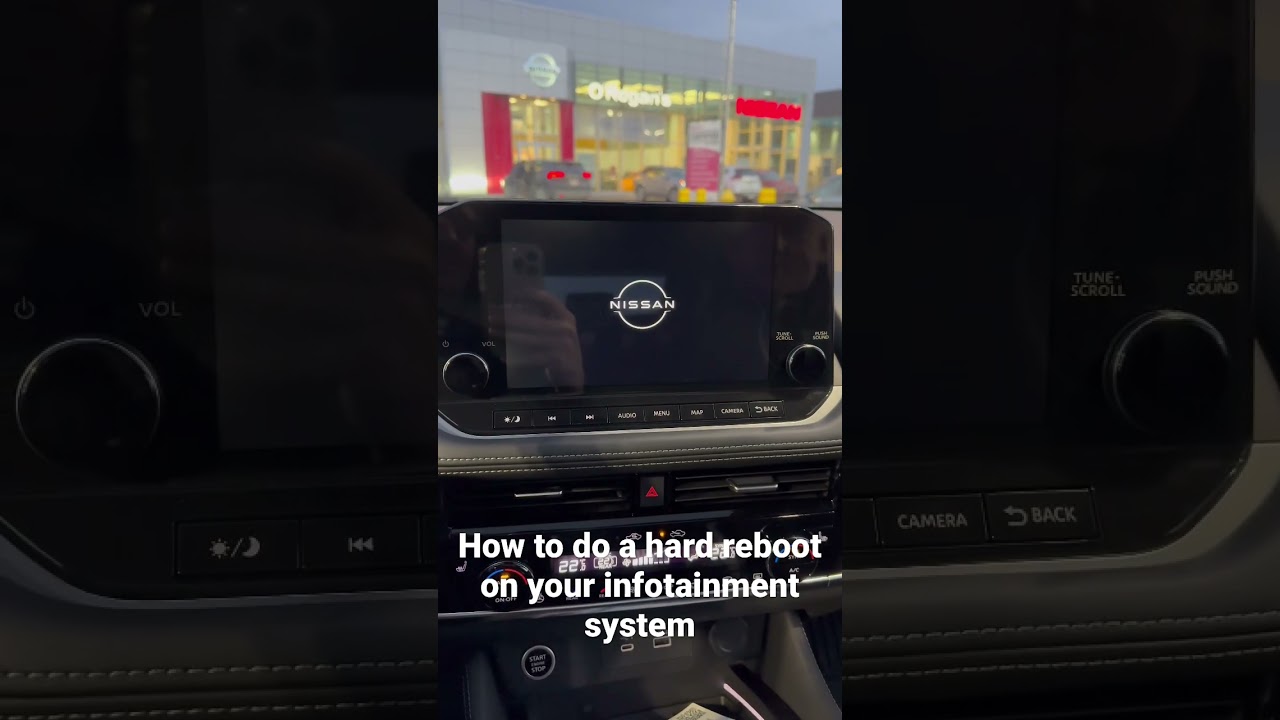 Quick Guide: Hard Reboot Your Nissan Infotainment System (2018+ Models) 🚗