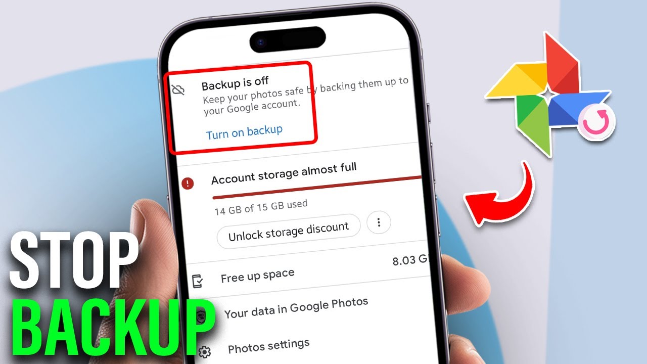 How to Stop Google Photos Backup 📸