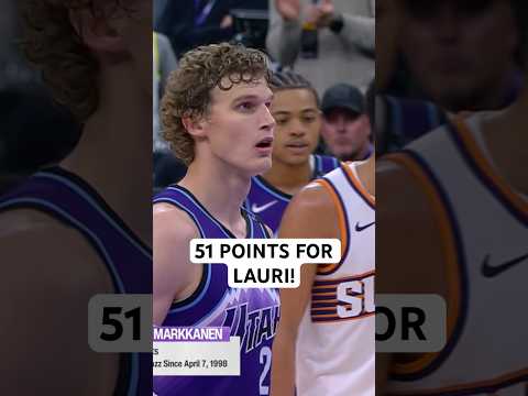 Lauri Markkanen has career high 51 points!