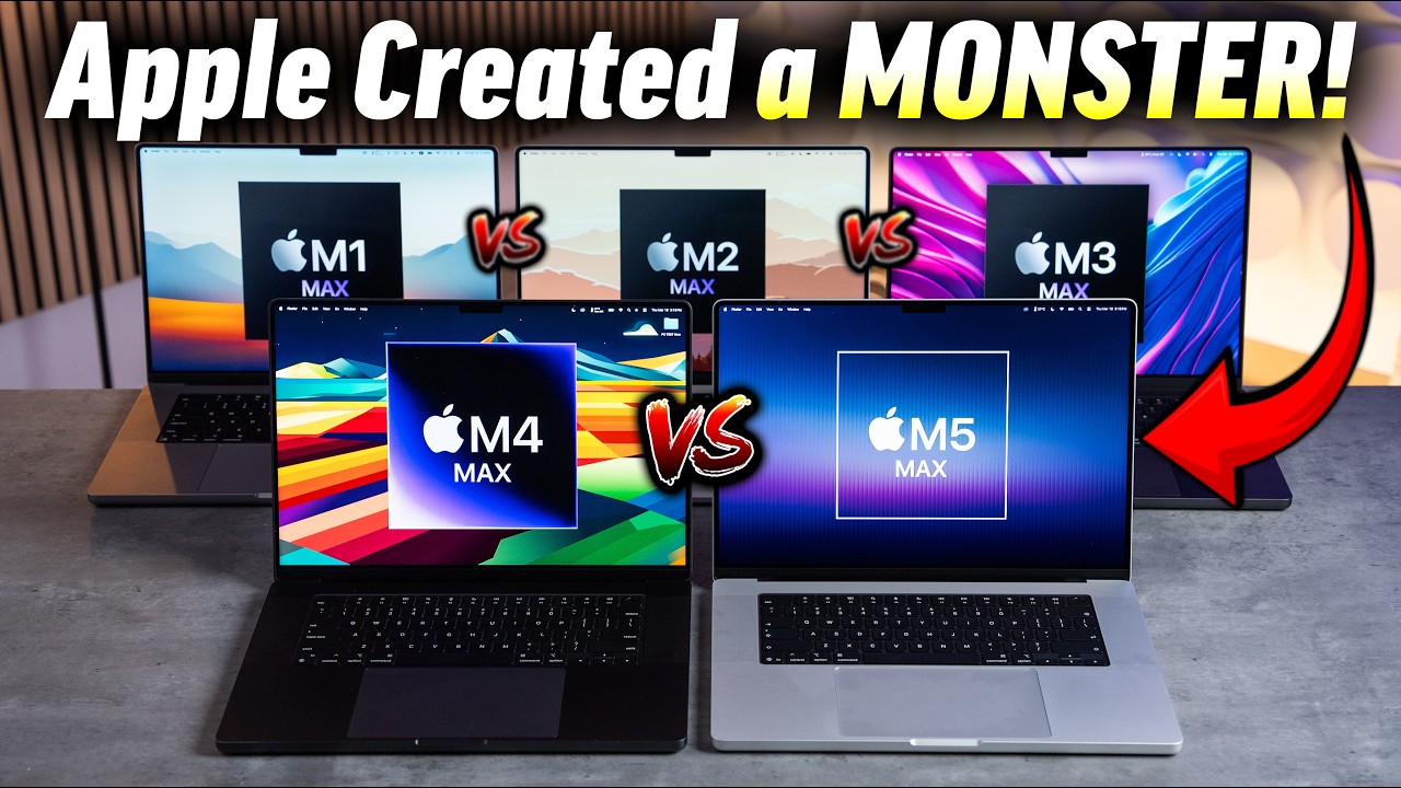 M5 Max vs M1-M4 Max: The Ultimate Upgrade 🚀