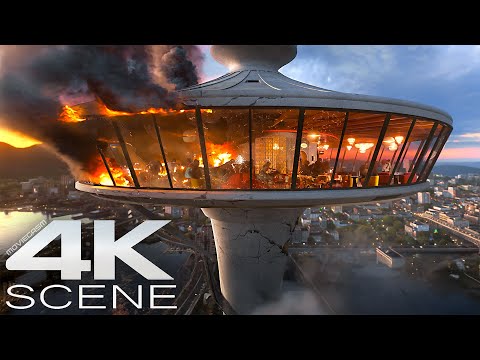 Space Needle Collapse (2025) Opening Scene - Final Destination: Bloodlines Movie Clip | 4K Blu-ray