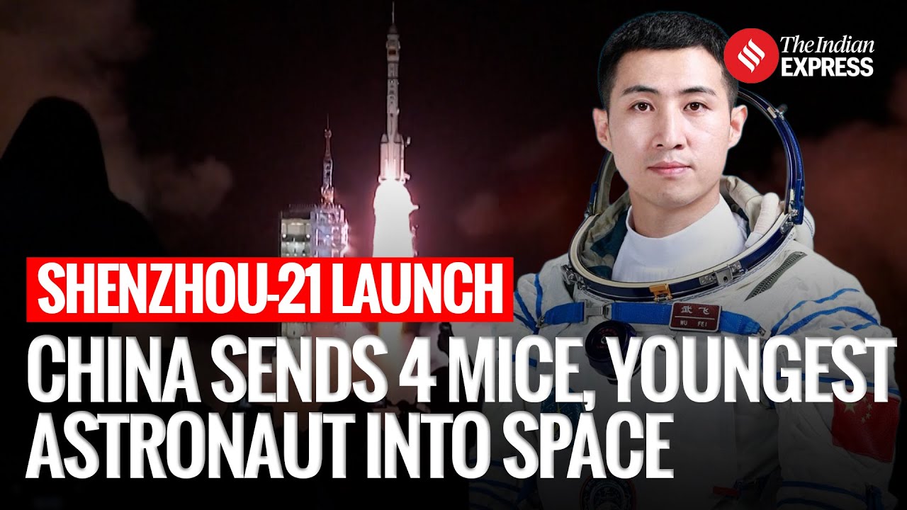 China's Shenzhou-21 Crewed Mission Lifts Off Into space With 4 Mice & Youngest Astronaut