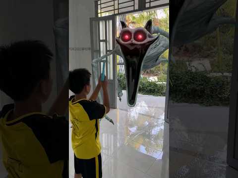 Big Nightmare CatNap Poppy Playtime chapter 3 in real life #funnyvideos #popyplaytime