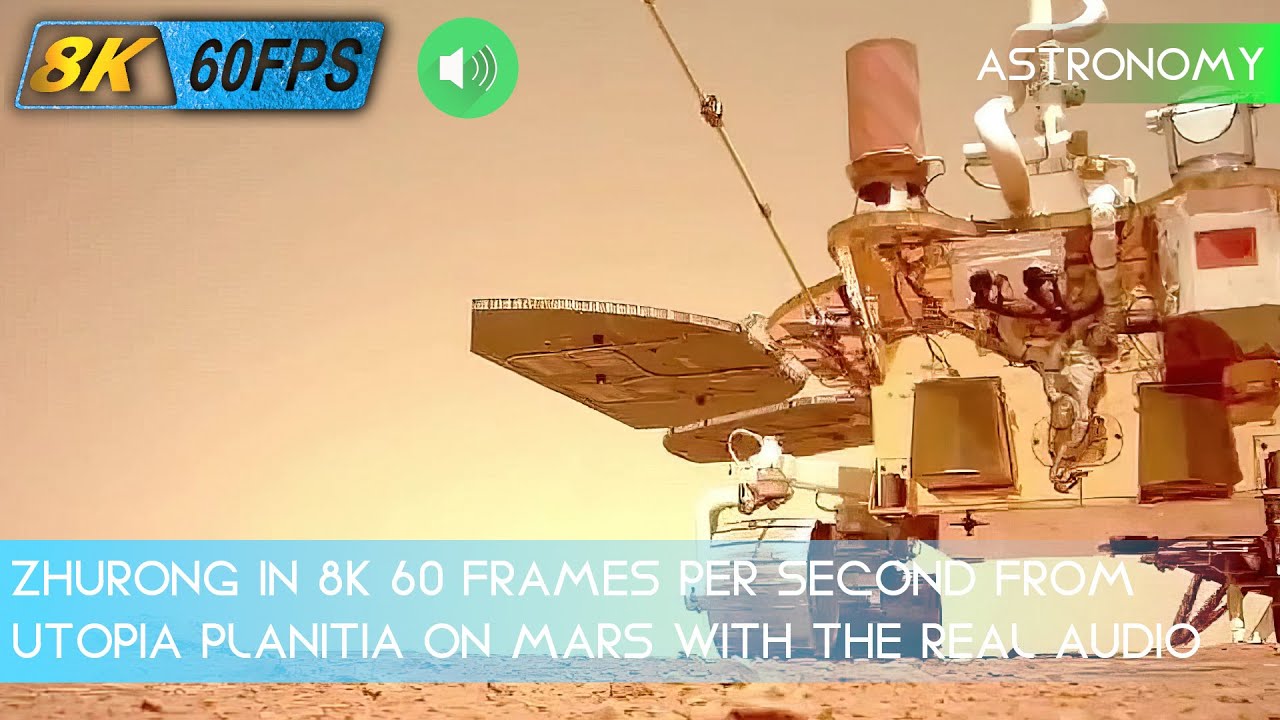 CNSA Reveals Stunning 4K60FPS AI-Enhanced Video of Zhurong Rover on Mars 🌌