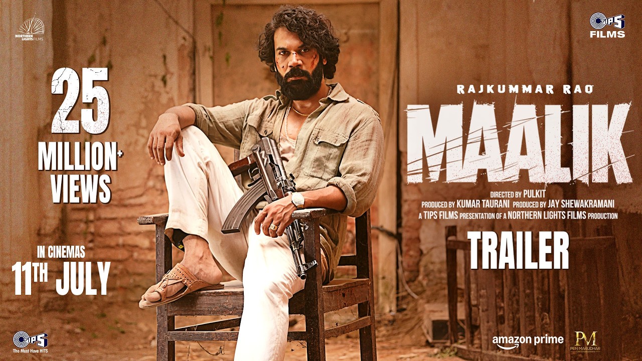 Maalik Trailer: Rajkummar Rao & Manushi Chhillar 🎬