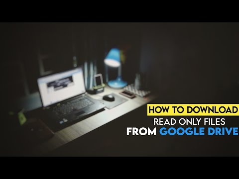 How to Download View-Only PDFs from Google Drive