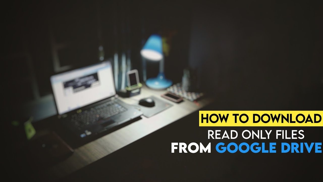 How to Download View-Only PDFs from Google Drive