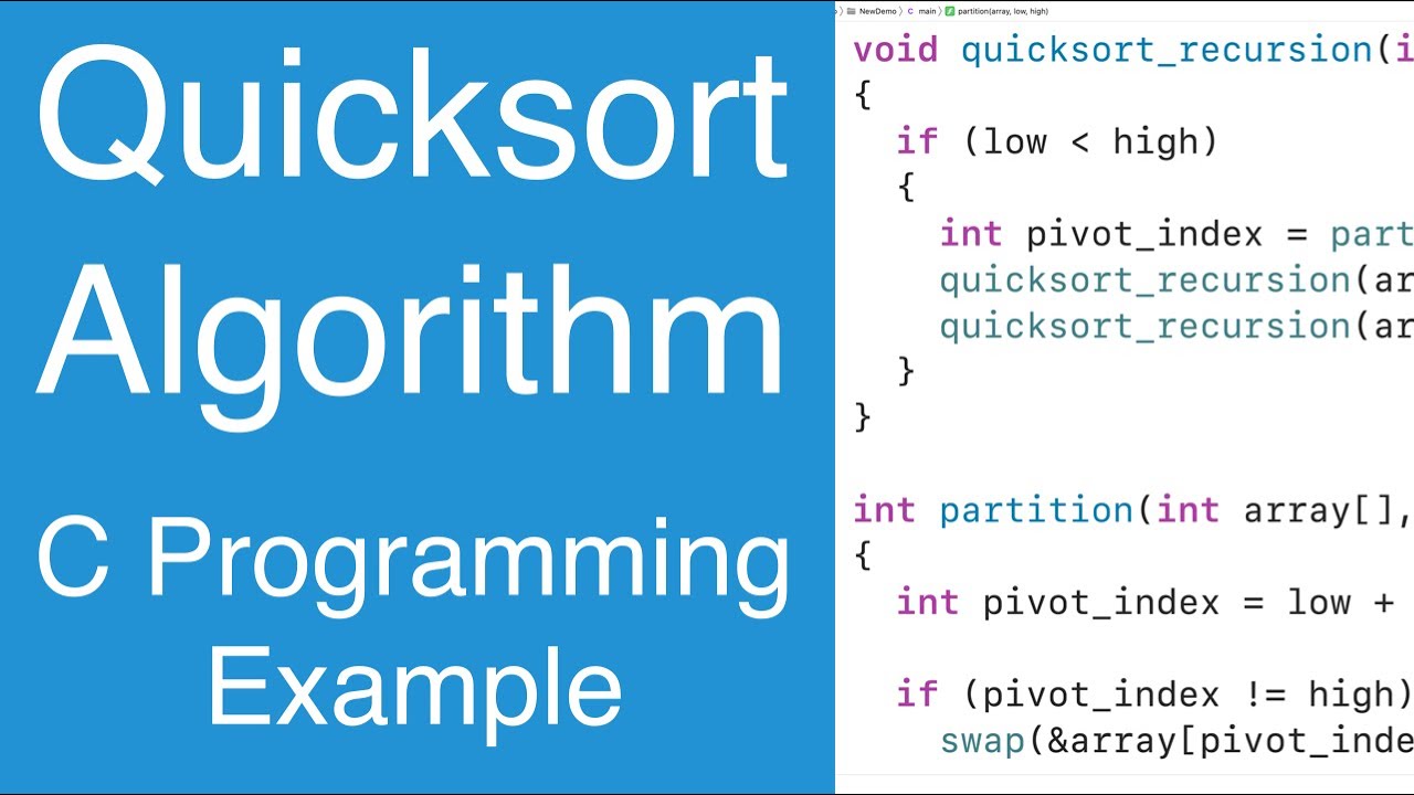 Quicksort in C: Random Pivot Implementation
