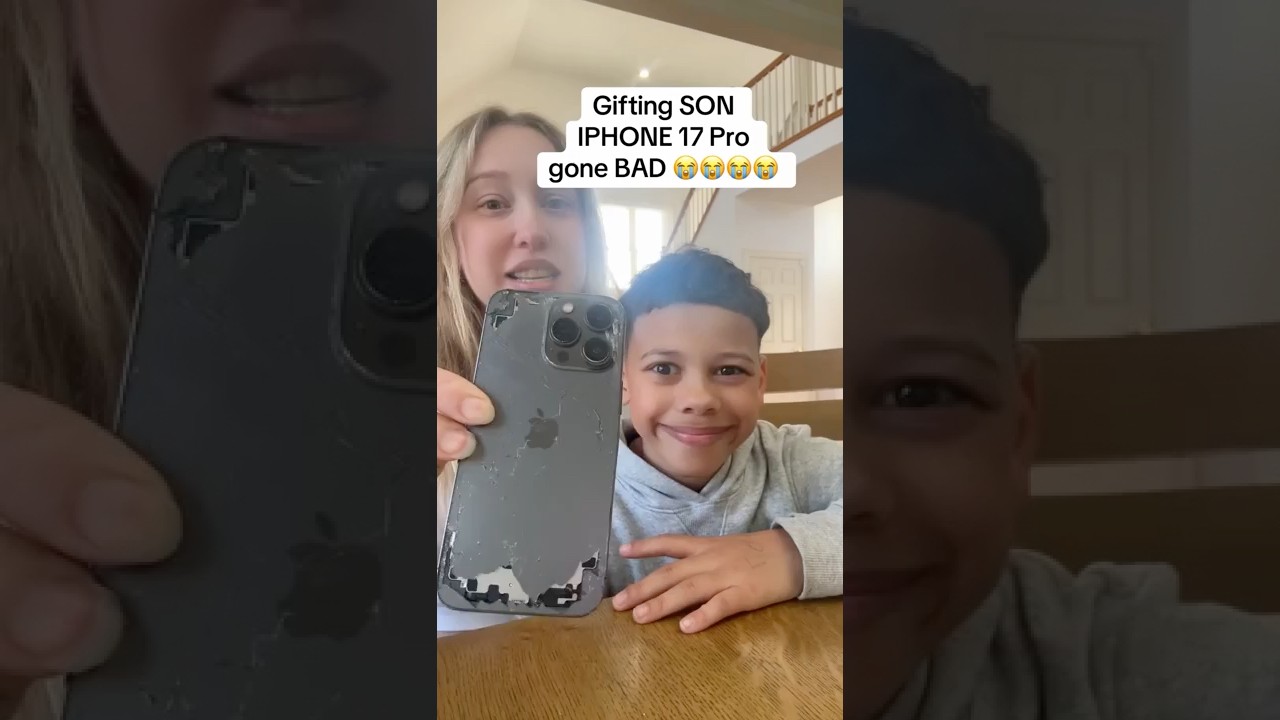 Son BROKE his NEW IPhone 17 Pro ðŸ˜ðŸ˜ðŸ˜