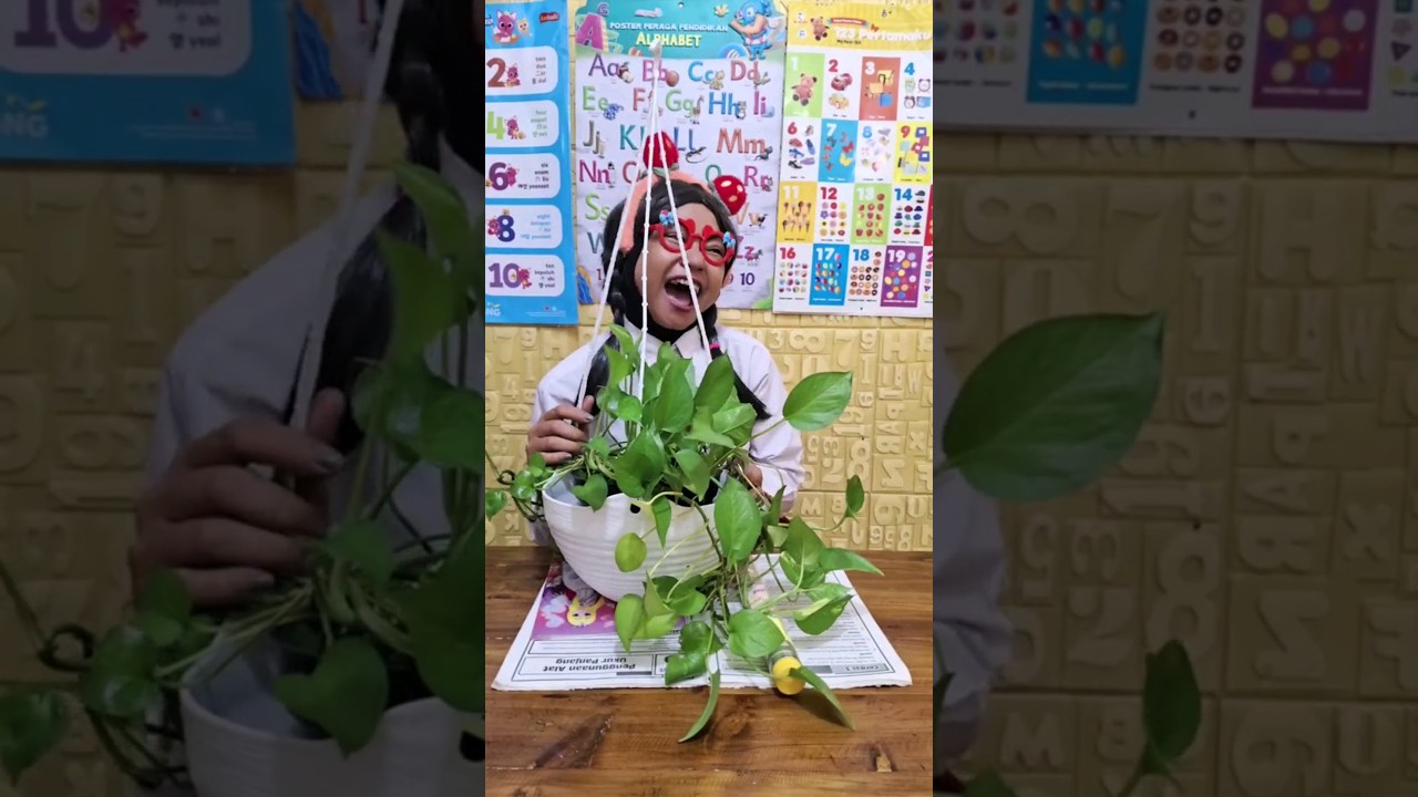 Bawa Tanaman ke Sekolah | Komedi Nurrayni25 🌱