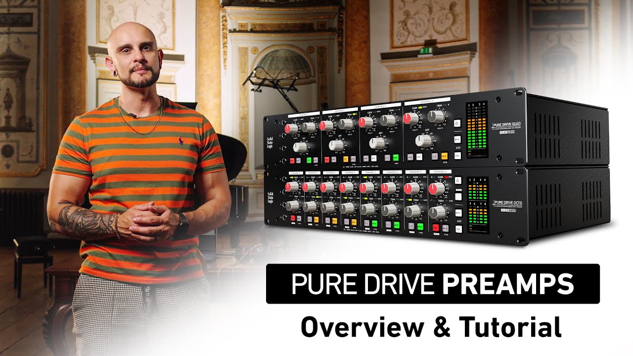 SSL Pure Drive Quad & Octo Mic Preamps Overview 🎙️