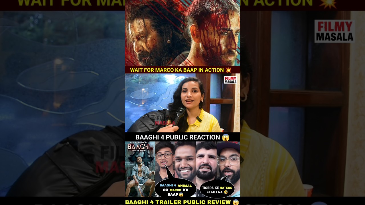 BAAGHI 4 PUBLIC REVIEW & REACTION | BAAGHI 4 MOVIE REVIEW #shorts