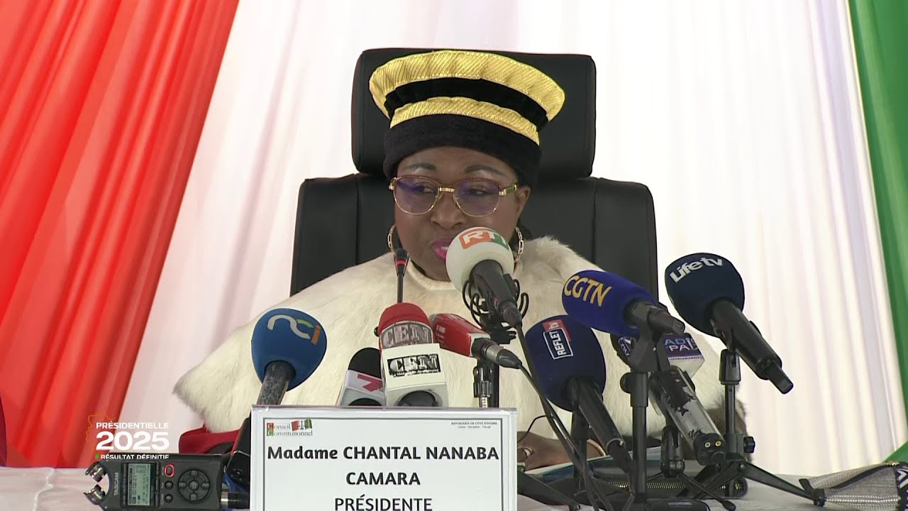 Présidentielle 2025 : Proclamation des résultats définitifs par la Cour Constitutionnelle