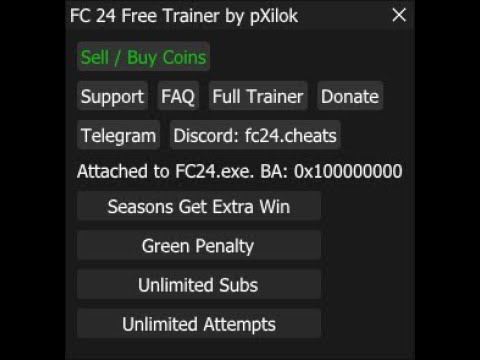 FC 24 Free Trainer Cheat Software Update 🛠️