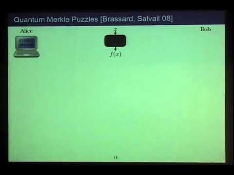 Merkle Puzzles in a Quantum World