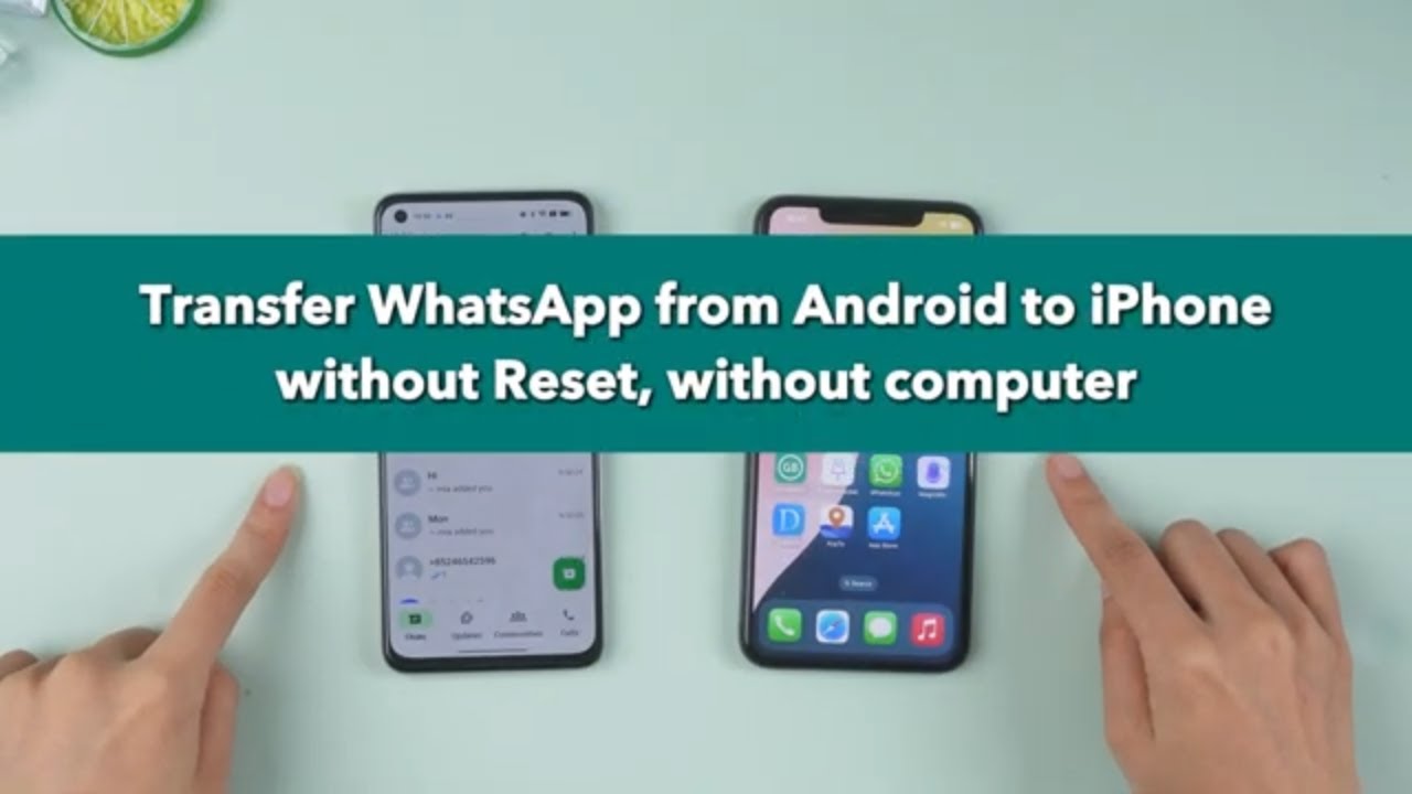 Transfer WhatsApp Chats from Android to iPhone 📱