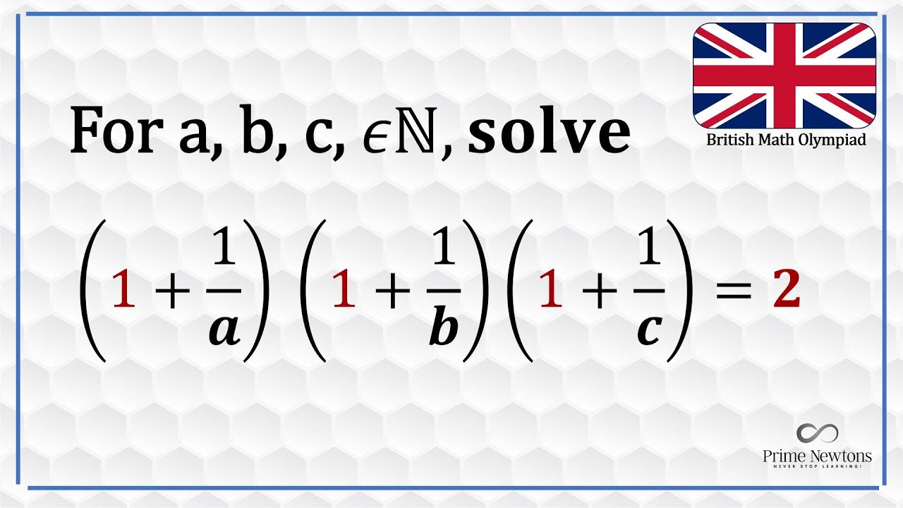 1995 British Mathematics Olympiad Problem