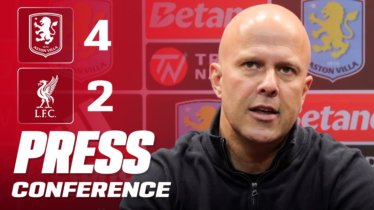 Arne Slot on Villa's 4-2 Win Over Liverpool ⚽
