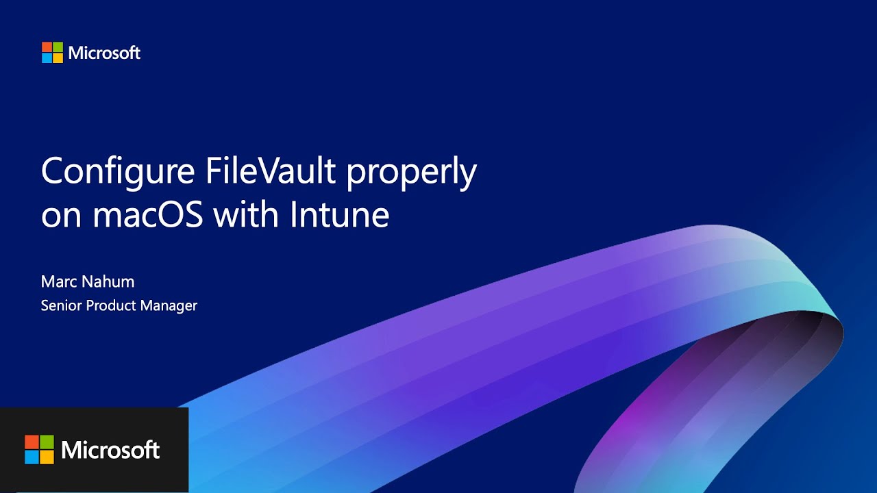 Zero Trust Workshop - Configure FileVault on macOS