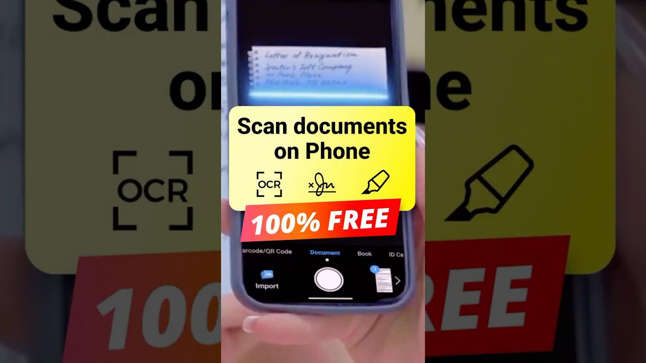 Free Mobile Document Scanner with PDFgear 📱