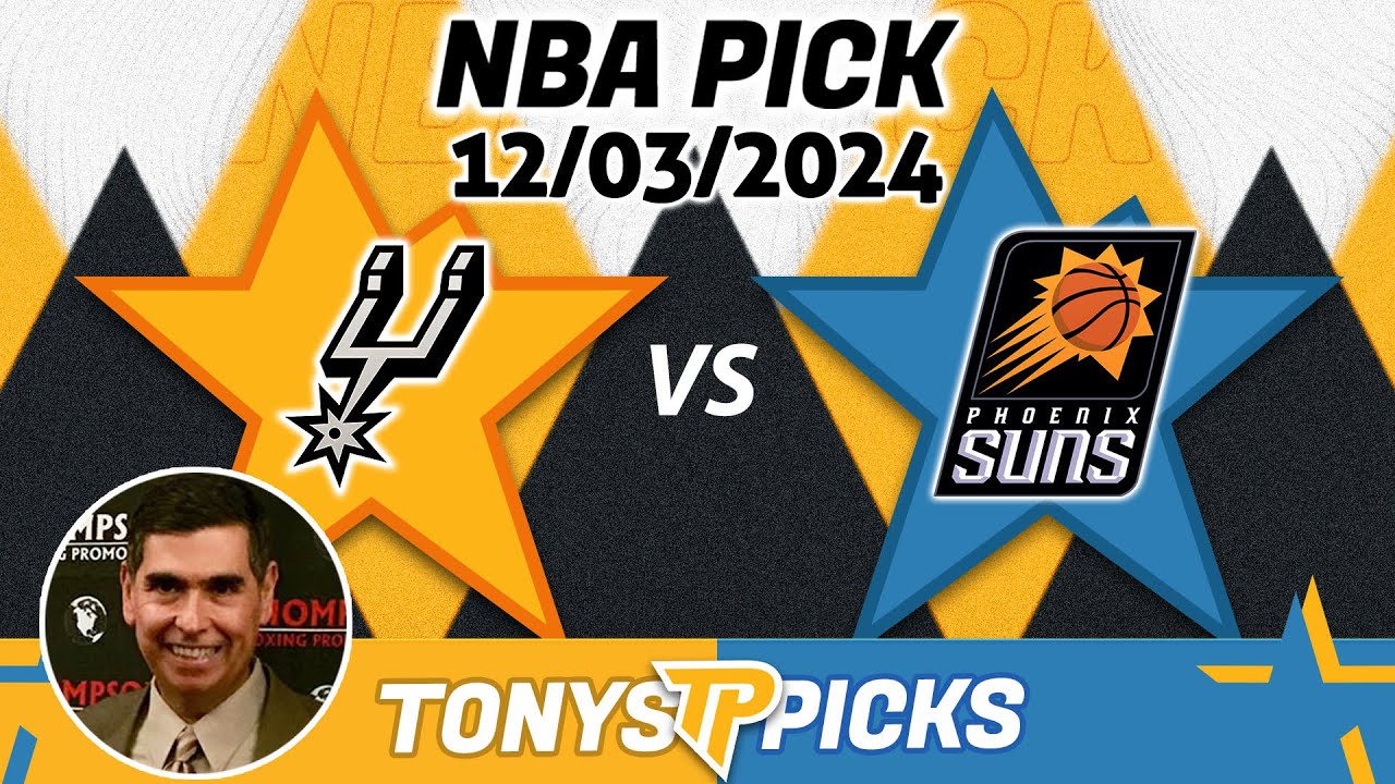 Spurs vs. Suns NBA Pick 12/3/24 π