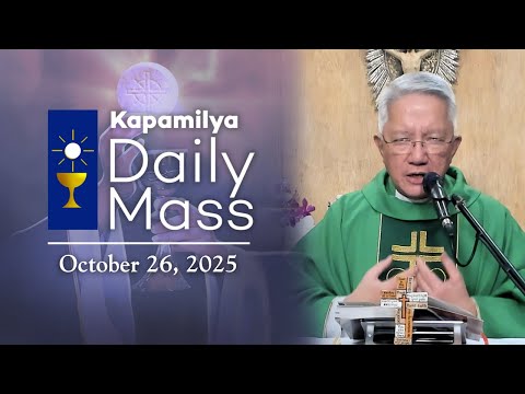 October 26, 2025 | Kapamilya Sunday Mass | Please God with Humility