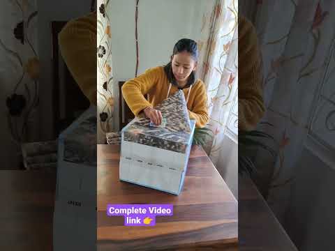 How to make Storage box from cardboard sheet. #storageboxes #cardboardcraft