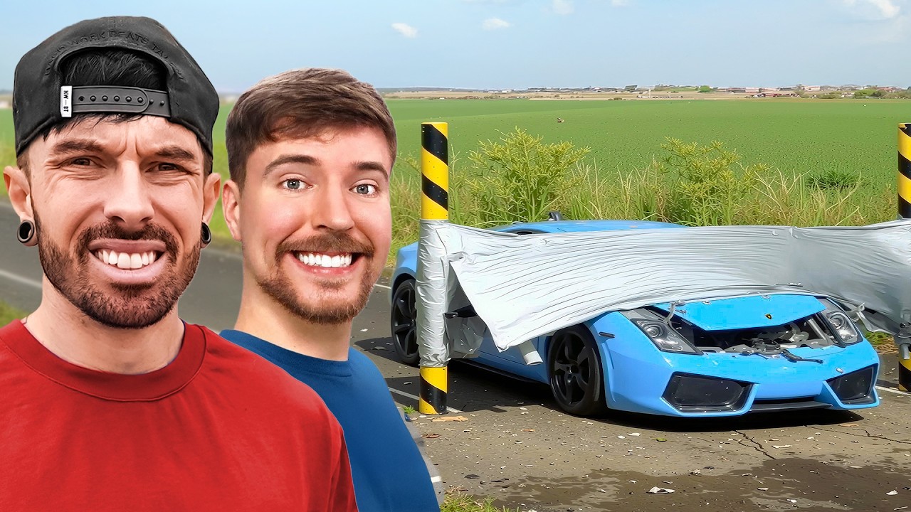 I Bought Mr. Beast's Wrecked Lamborghini π - Check Your Car's History with CarVertical!