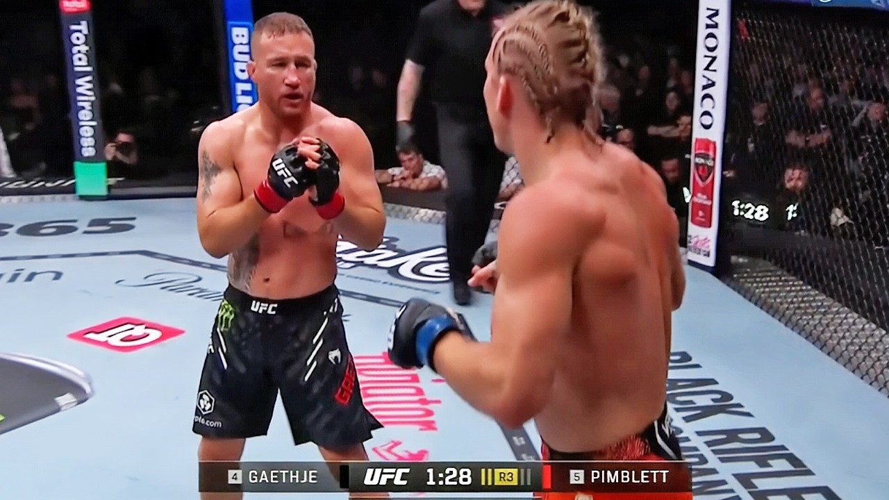Gaethje vs Pimblett UFC 324 Highlights 🥊