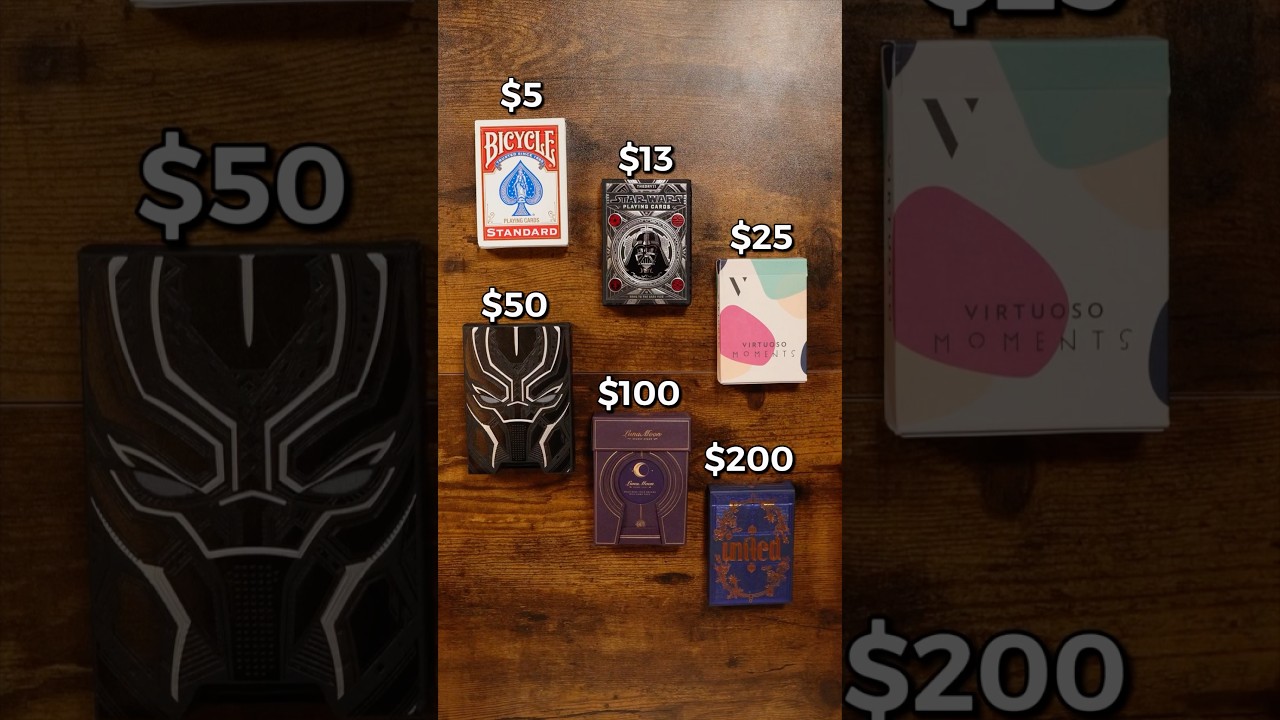 From $5 to $200 Playing Cards! 😮