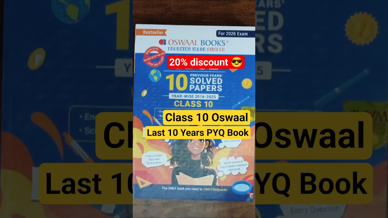 Class 10 Oswaal PYQ Book Review π