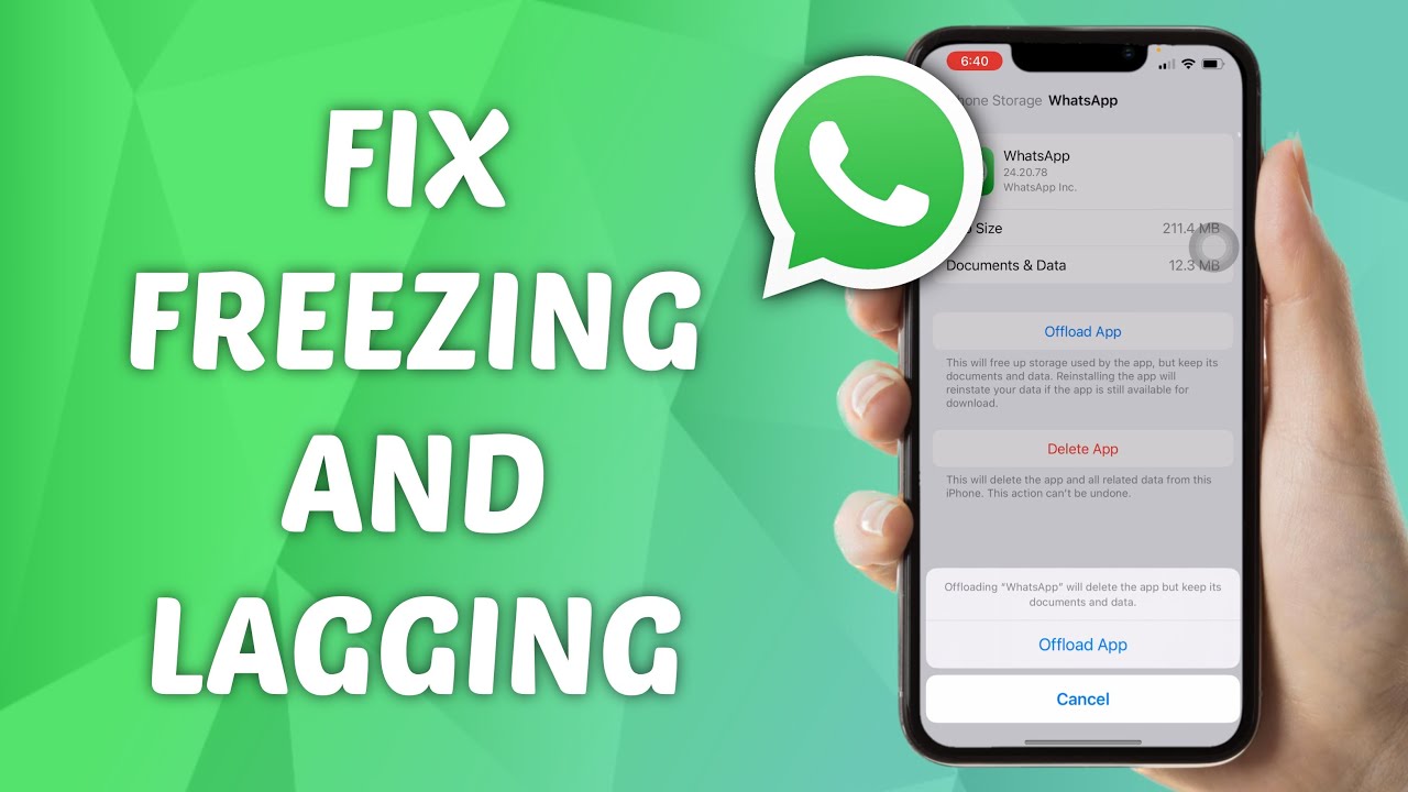 Fix WhatsApp Freezing & Lag on iPhone 📱