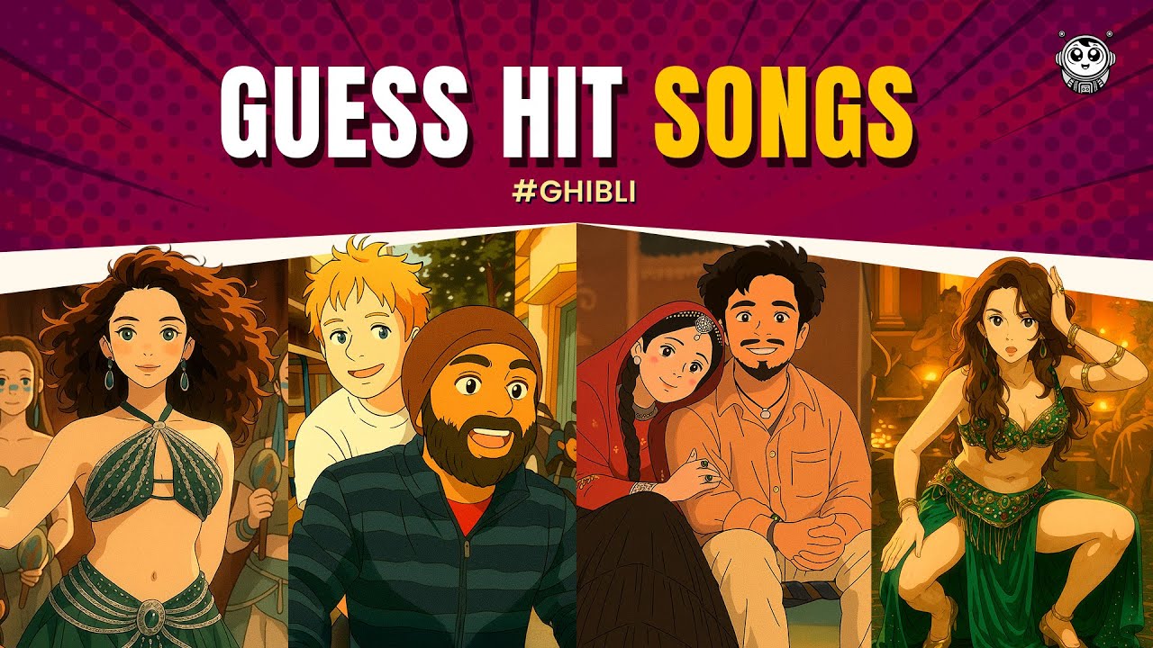 Guess the Ghibli & Bollywood Songs 🎶