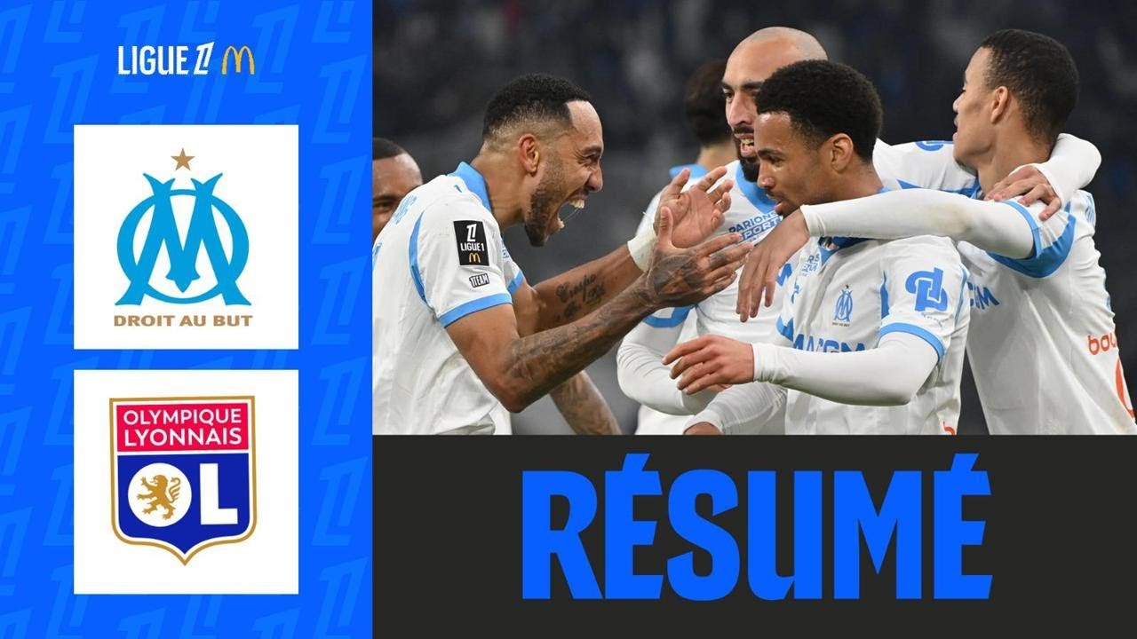 Aubameyang DOUCHE à l'OL, OM s'impose 3-2 ⚽