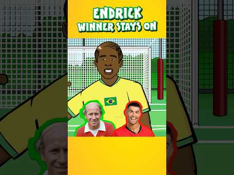 Endrick LOVES Bobby Charlton🤣 #endrick #football #realmadrid