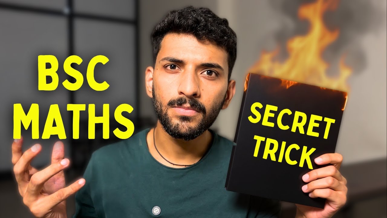 Ultimate Roadmap to Master BSc Mathematics π