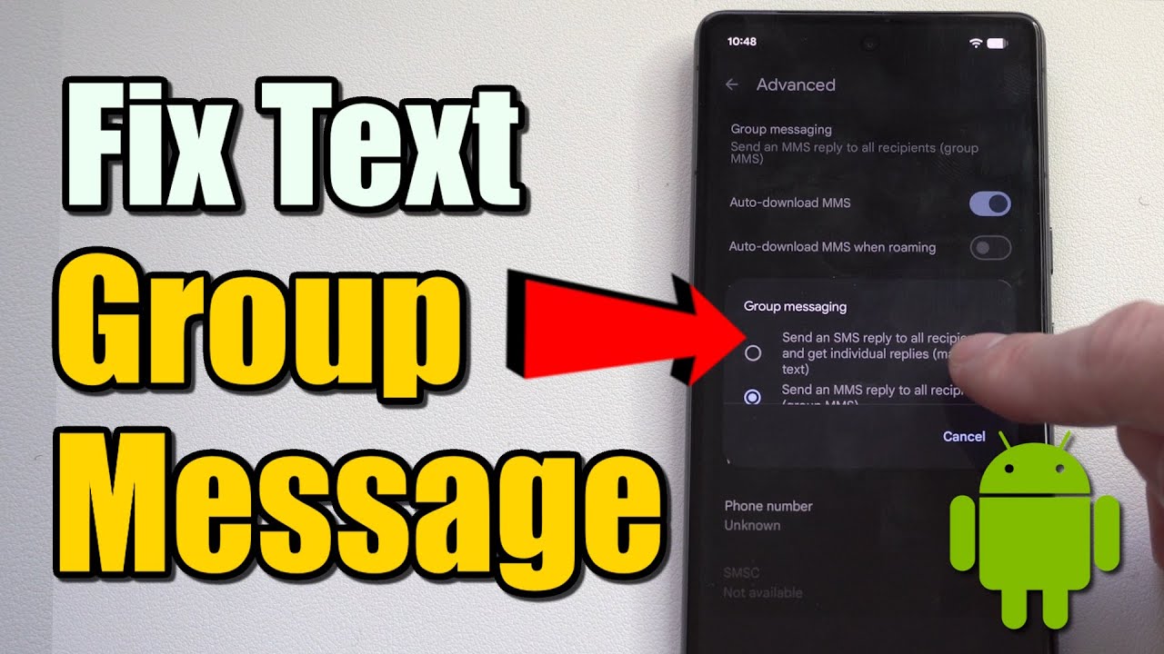 How to Fix Group Text Messages Sending Single Message on Android Phone (Best Method)
