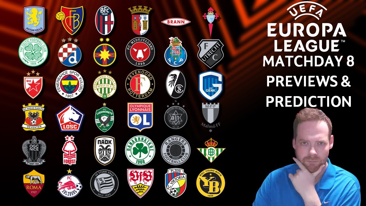 My Europa League Matchday 8 Previews & Predictions! #uel